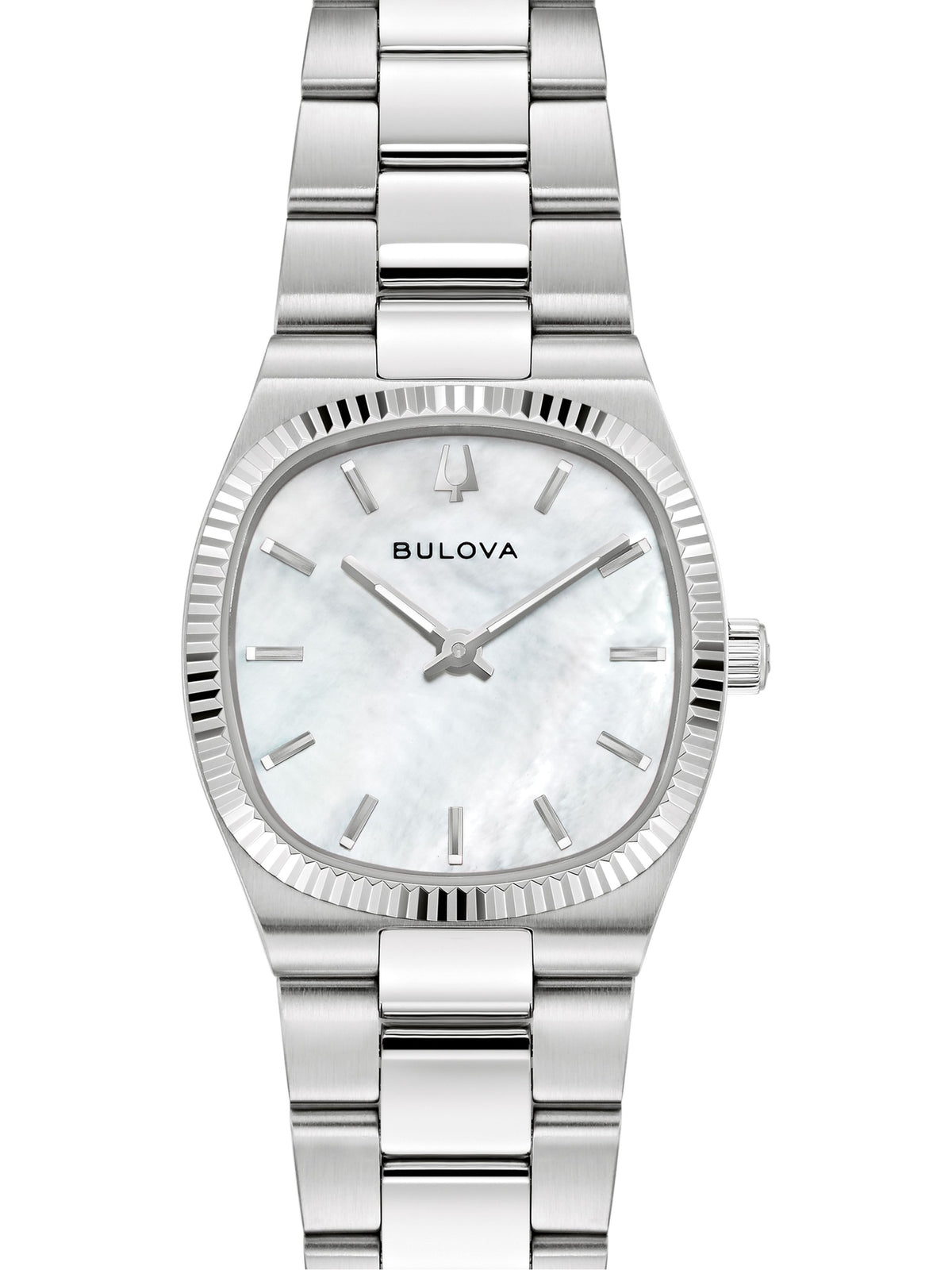 Bulova Super Seville White Mother of Pearl Women's Watch (96L353)