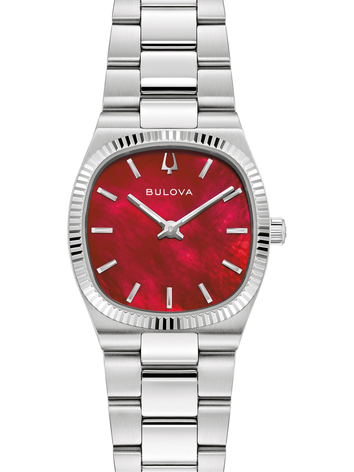 Bulova Super Seville Red Mother of Pearl Women's Watch (96L354)