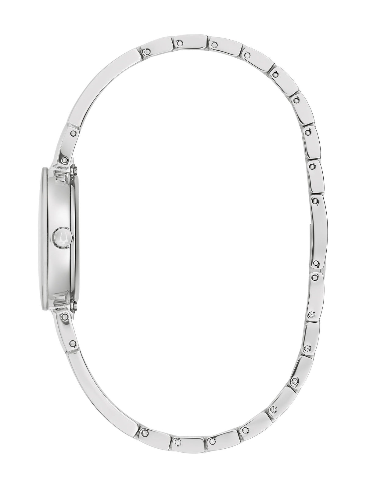 Bulova Marc Anthony Futuro Silver-White Women's Watch (96P241), side view