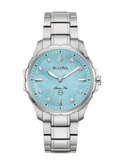 Bulova Marine Star Series B Blue Mother of Pearl Women's Watch (96P248)