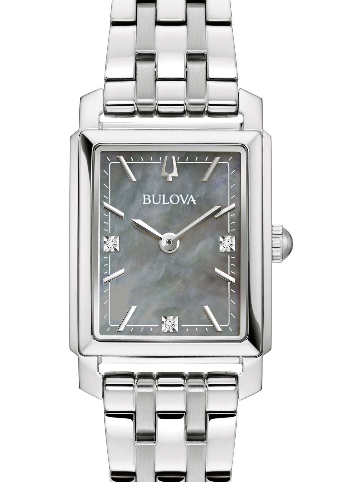 Bulova Sutton Gray Mother of Pearl Women's Watch (96P252)