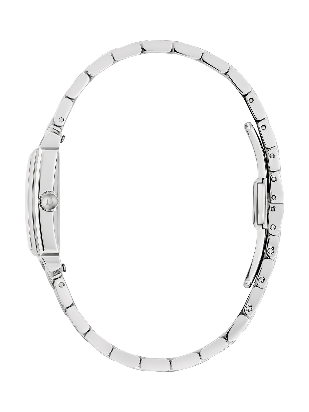 Bulova Sutton Gray Mother of Pearl Women's Watch (96P252), side view