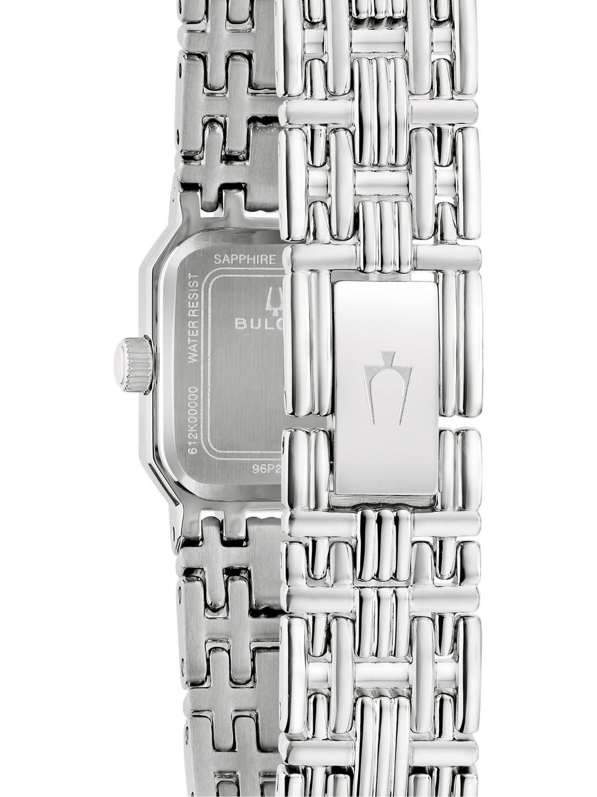 Bulova Goddess Of Time- Sophia Silver-White Women's Watch (96P263), case back
