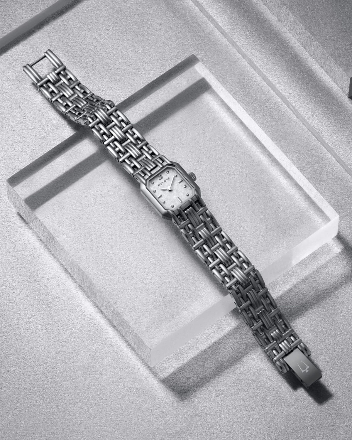 Bulova Goddess Of Time- Sophia Silver-White Women's Watch (96P263), worn