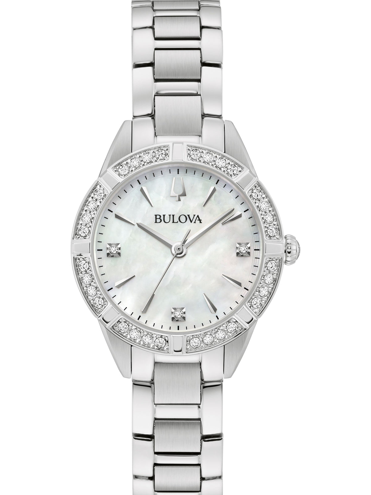 Bulova Sutton White Mother of Pearl Women's Watch (96R253)