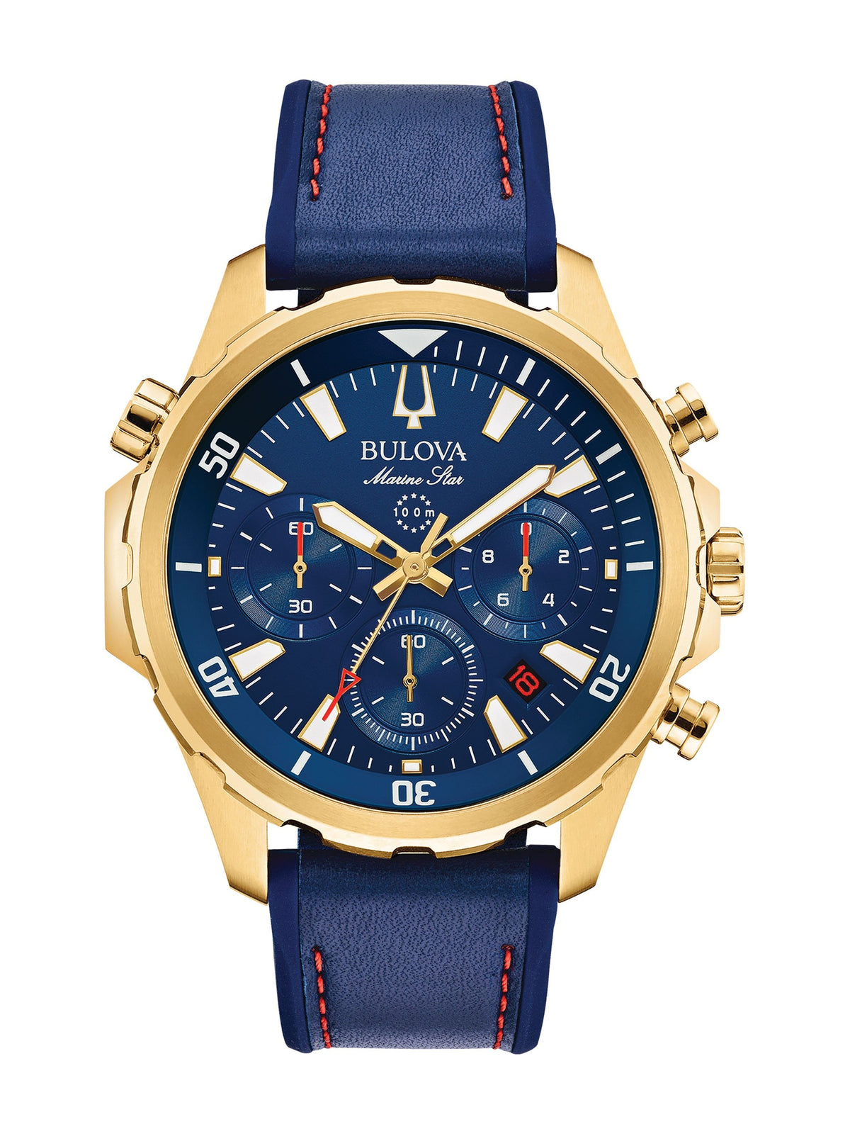 Bulova Marine Star Series B Blue Men's Watch (97B168)