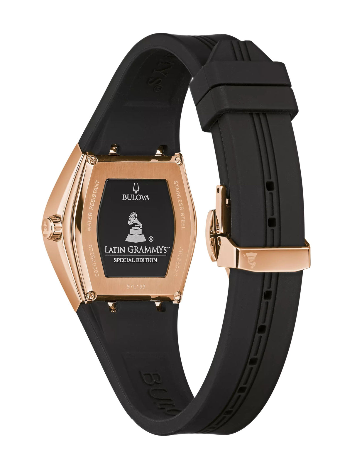 Bulova Latin Grammy Black Women's Watch (97L163), case back