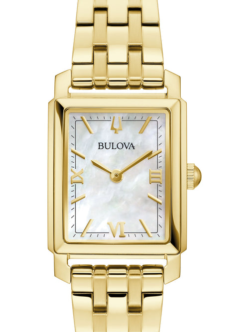 Bulova Sutton White Mother of Pearl Women's Watch (97L177)