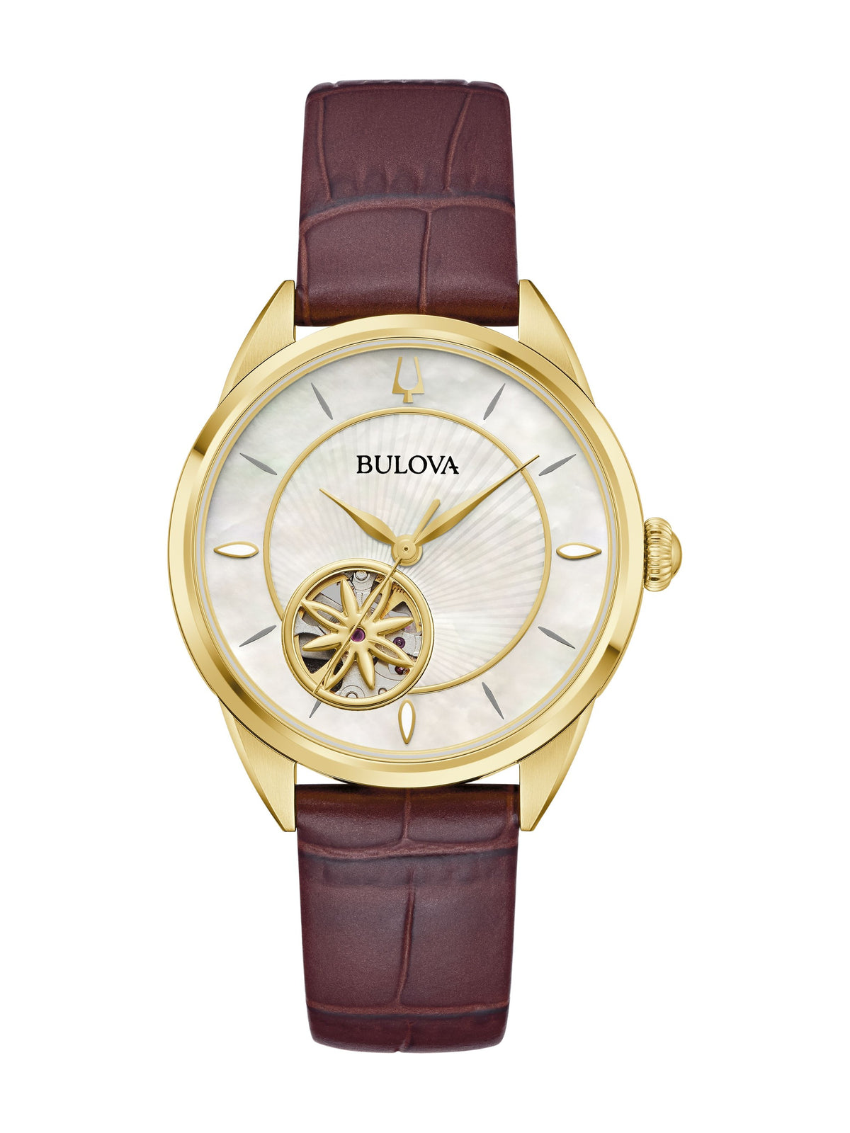 Bulova Sutton White Mother of Pearl Women's Watch (97L179)