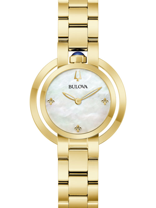 Bulova Rubaiyat White Mother of Pearl Women's Watch (97L181)