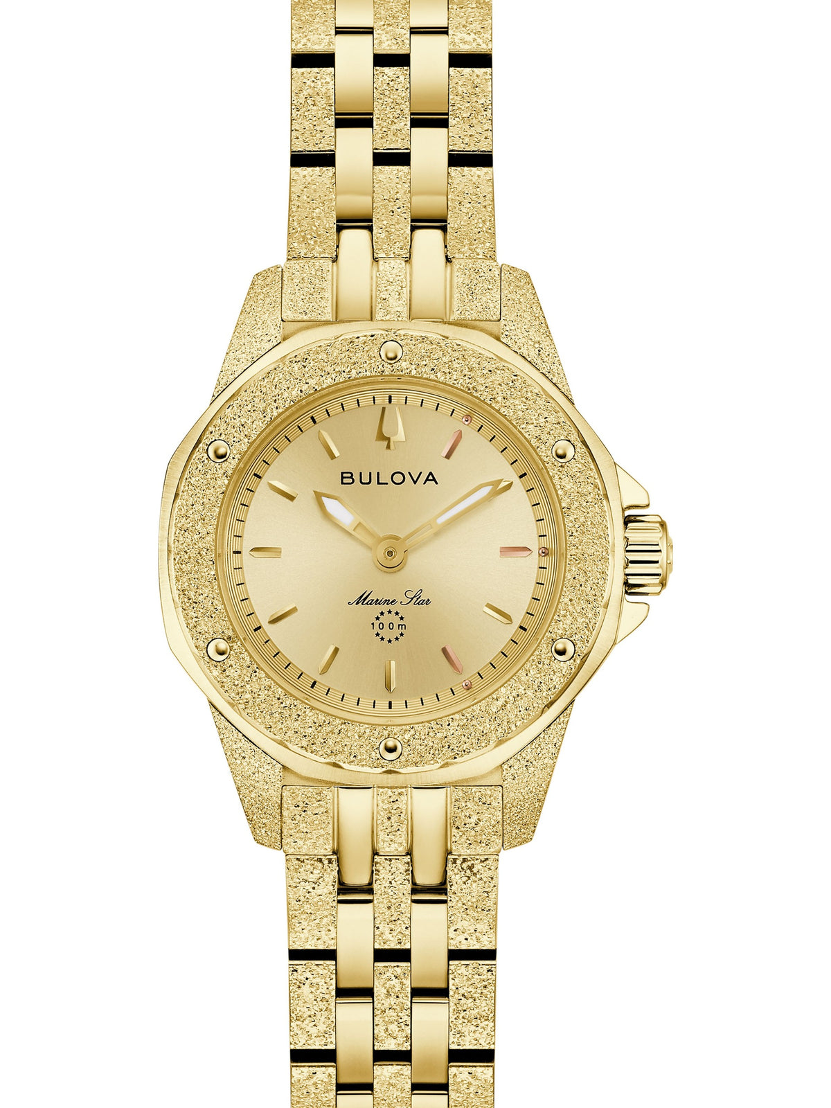 Bulova Series A 97L192 women's quartz watch, champagne dial