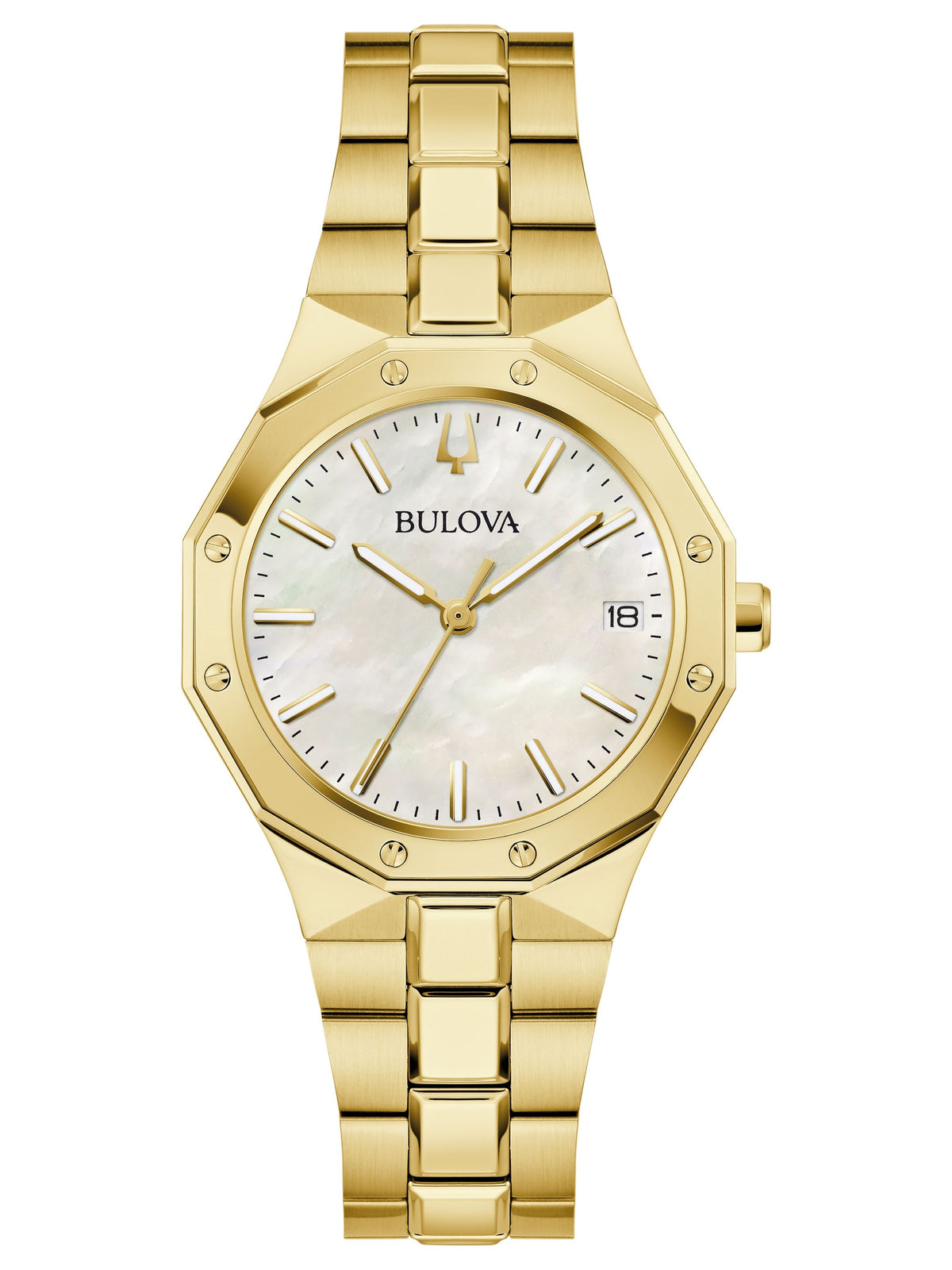 Bulova Prestige White Mother of Pearl Women's Watch (97M119)