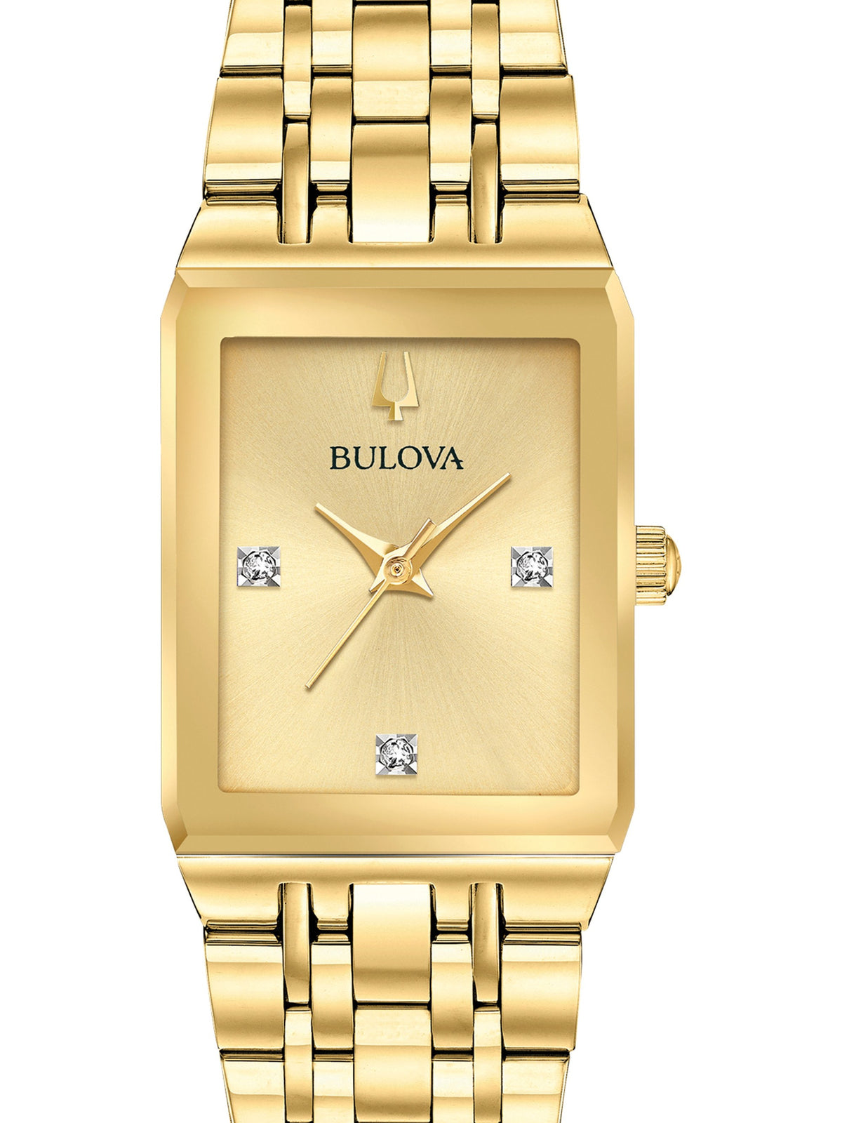 Bulova Quadra Champagne Women's Watch (97P140)
