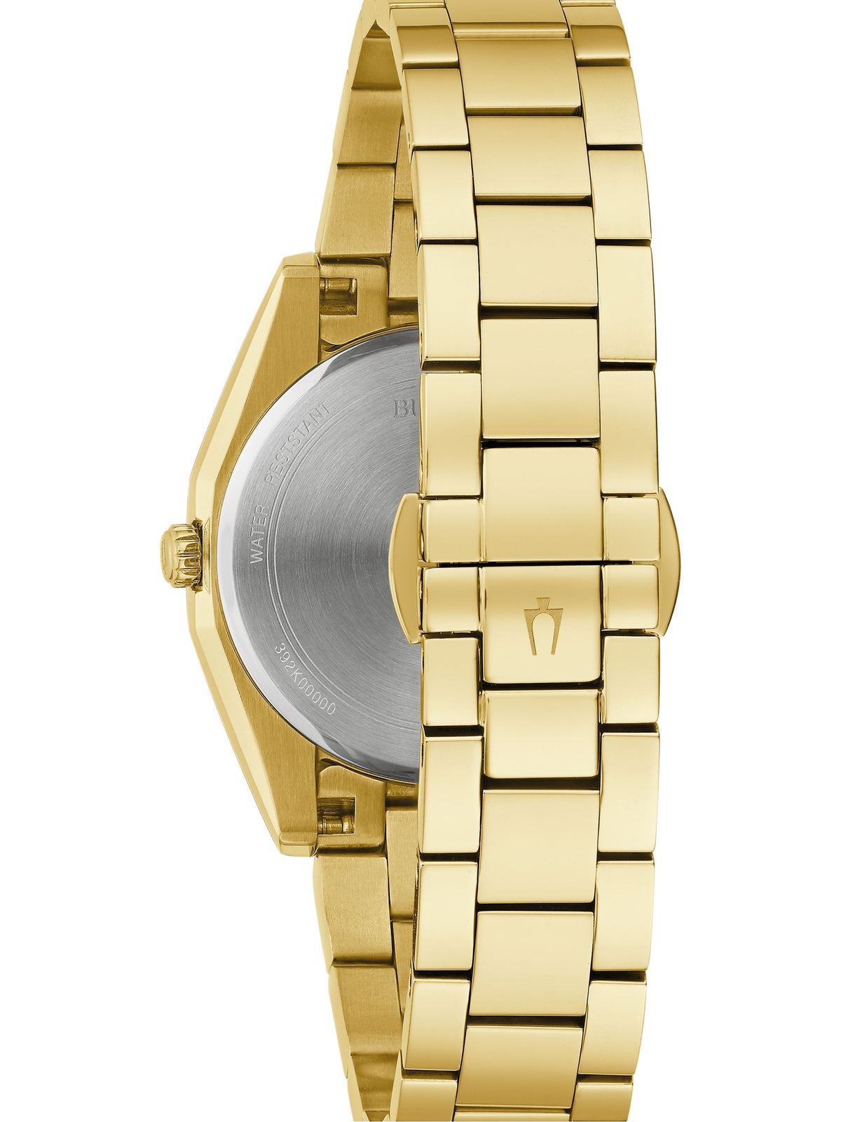 Bulova Surveyor White Mother of Pearl Women's Watch (97P172), case back