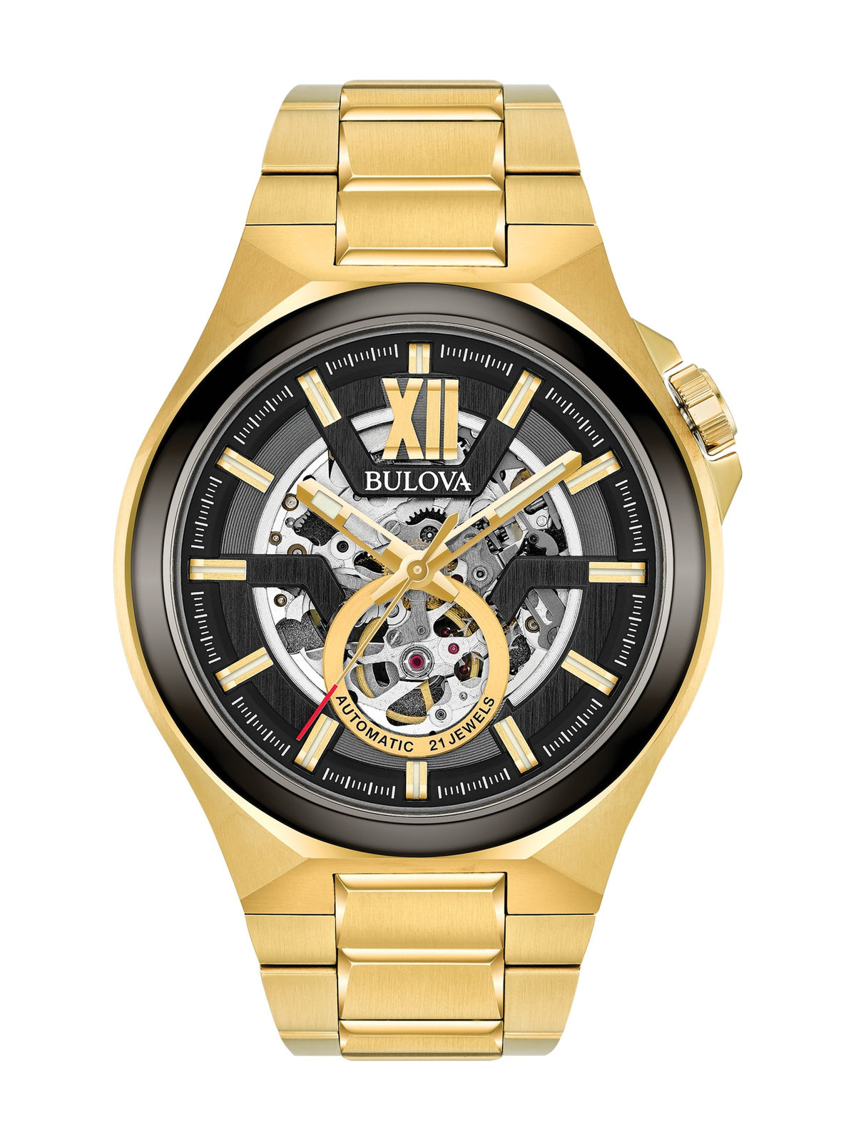 Bulova Maquina Black Men's Watch (98A178)