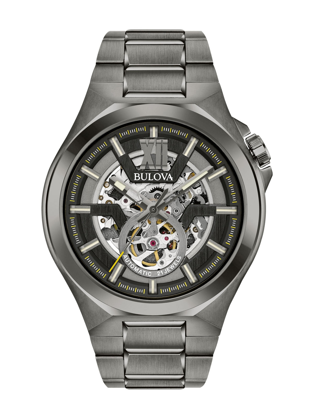 Bulova Maquina Black Men's Watch (98A179)