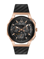 Bulova Curv Black Men's Watch (98A185)