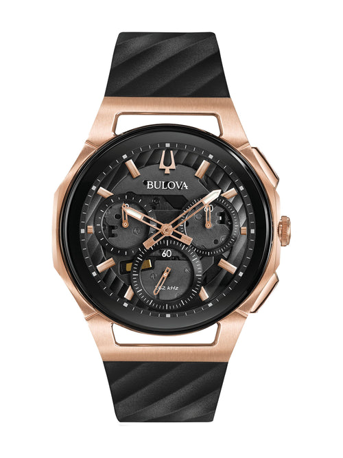 Bulova Curv Black Men's Watch (98A185)