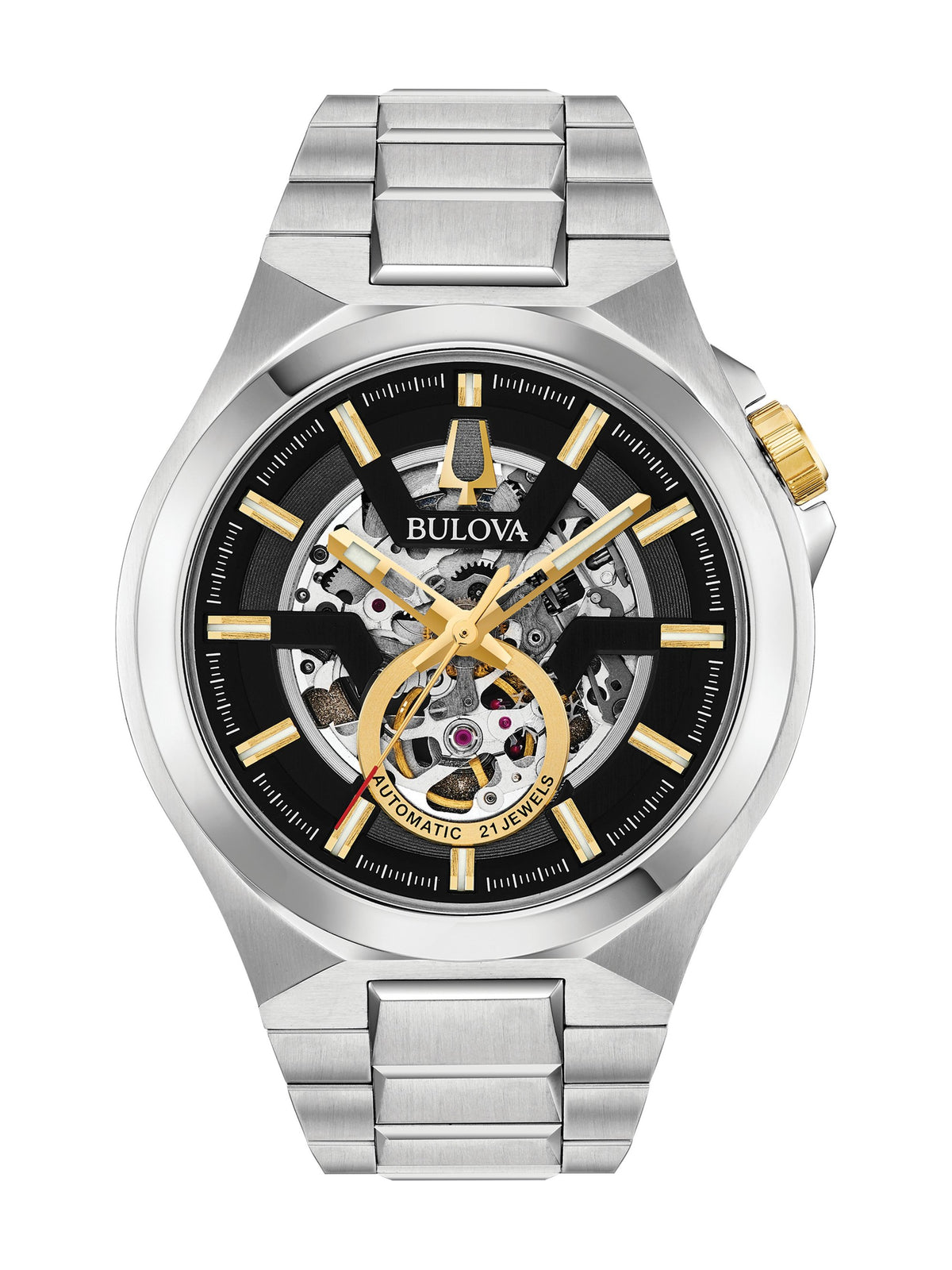 Bulova Maquina Black Men's Watch (98A224)