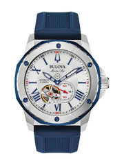 Bulova Marine Star Series A Silver-White Men's Watch (98A225)
