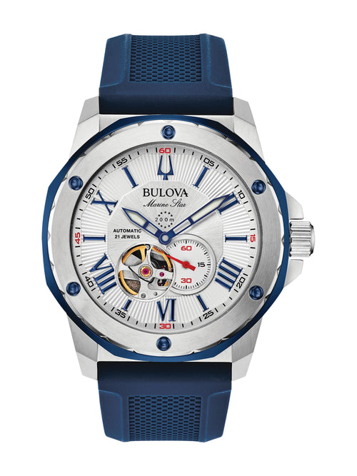 Bulova Marine Star Series A Silver-White Men's Watch (98A225)