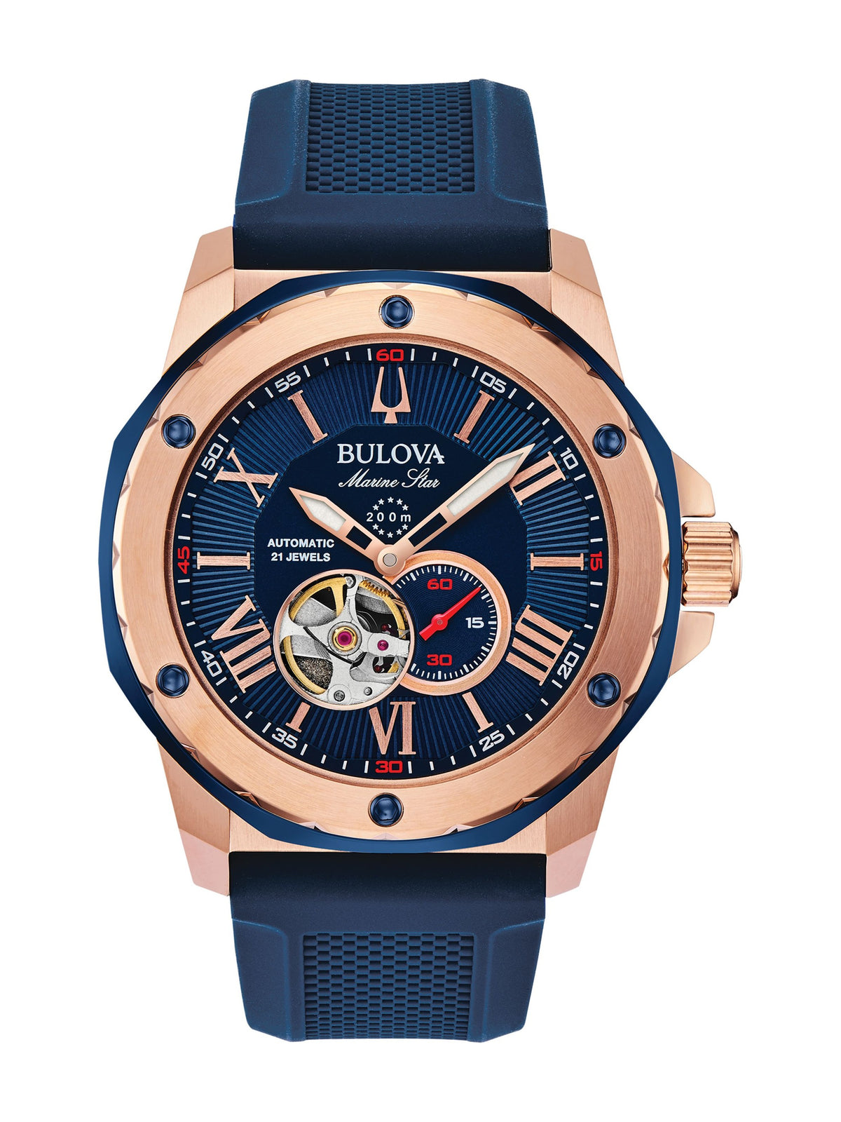 Bulova Marine Star Series A Blue Men's Watch (98A227)