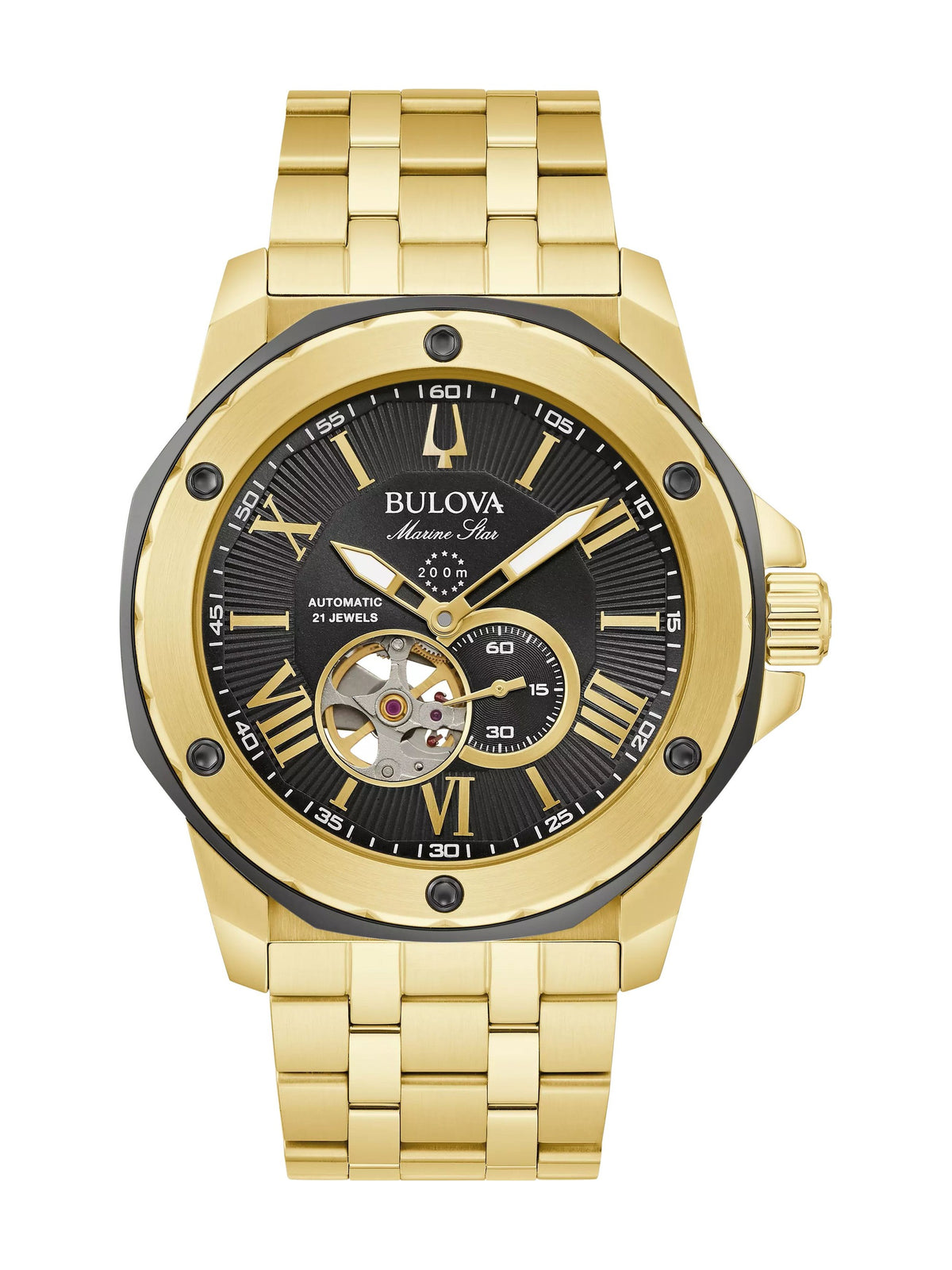 Bulova Marine Star Series A Black Men's Watch (98A273)