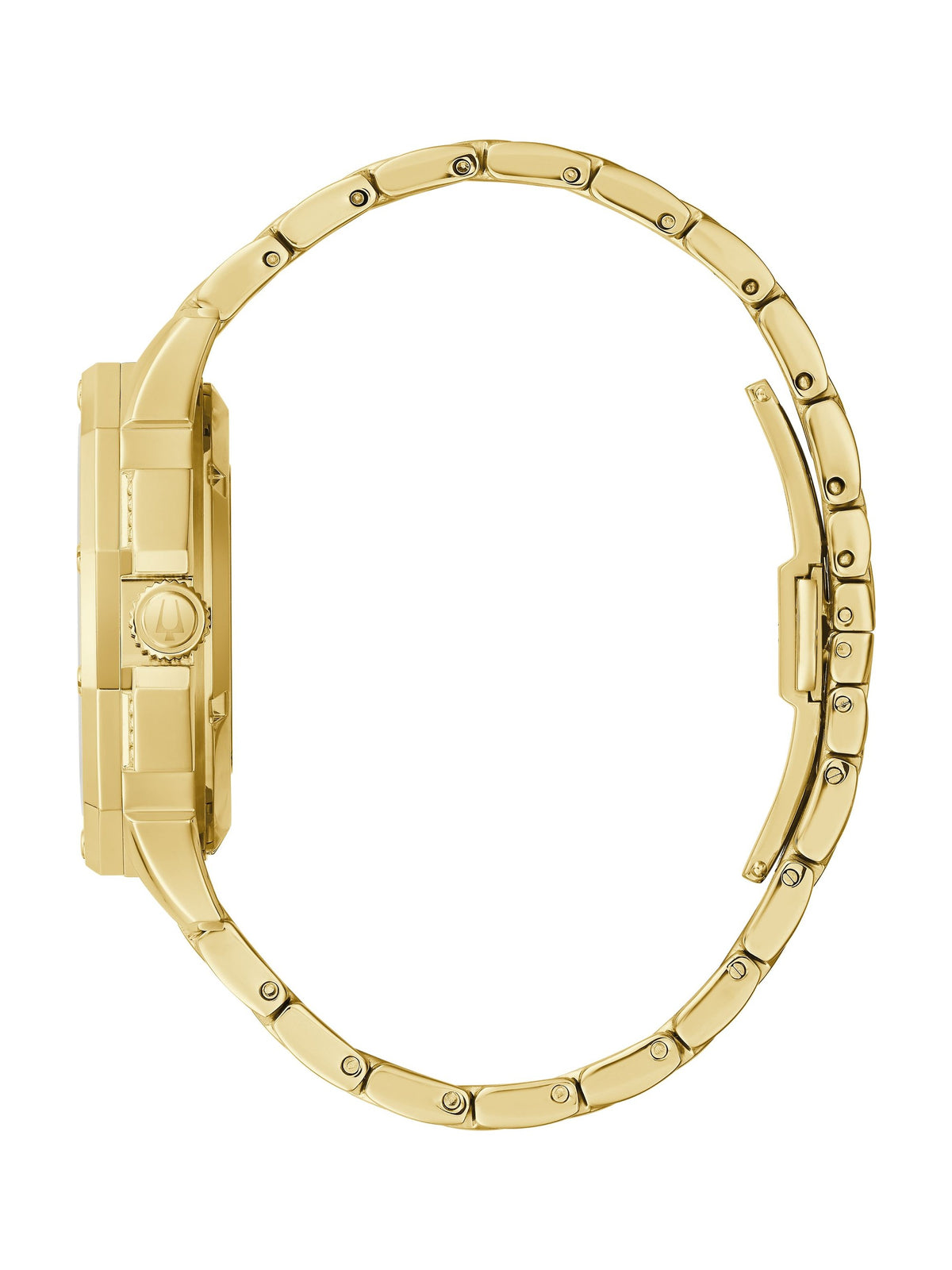 Bulova Octava Gold-Tone Men's Watch (98A292), side view
