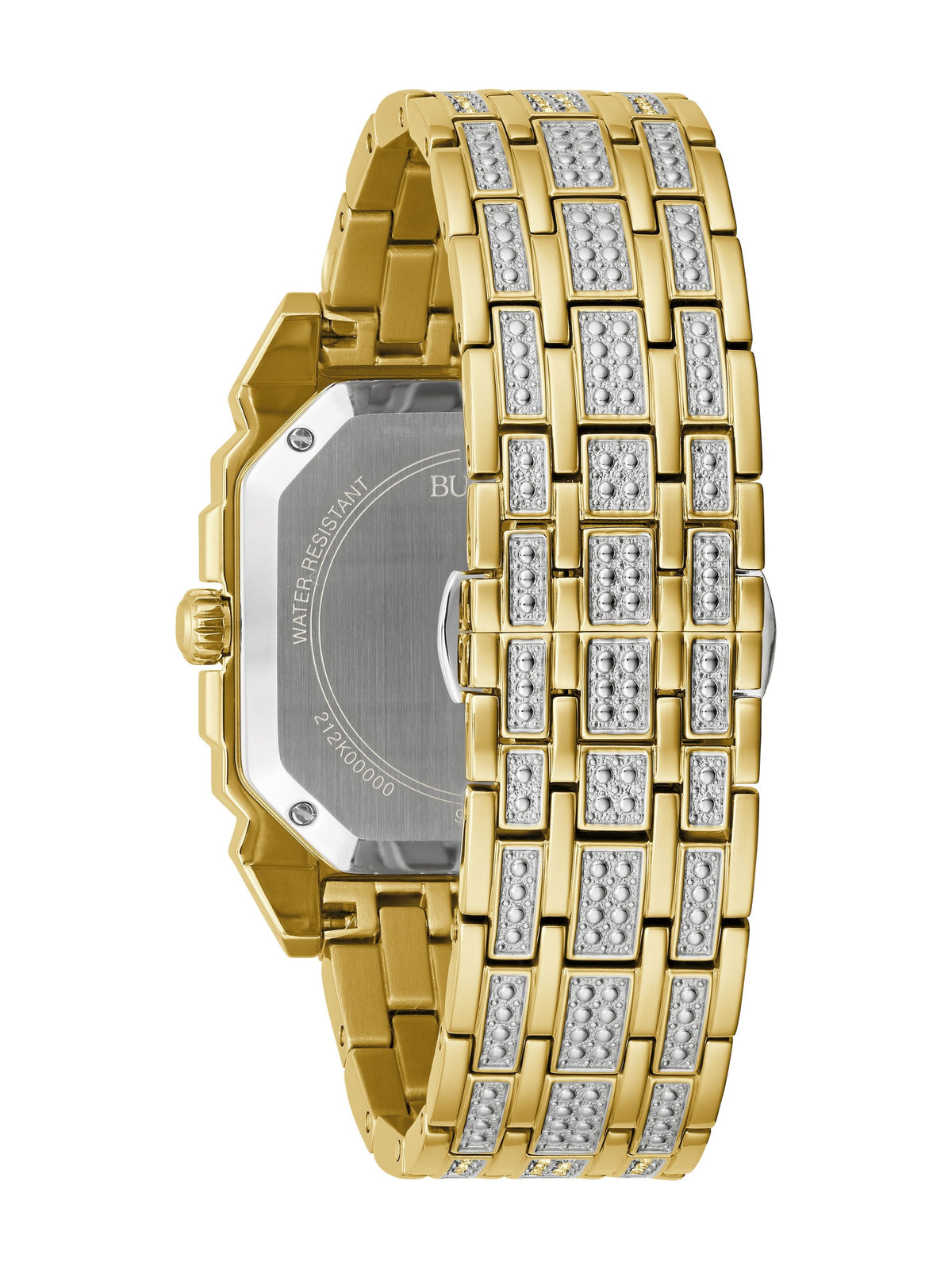 Bulova Octava Silver-White Men's Watch (98A295), case back