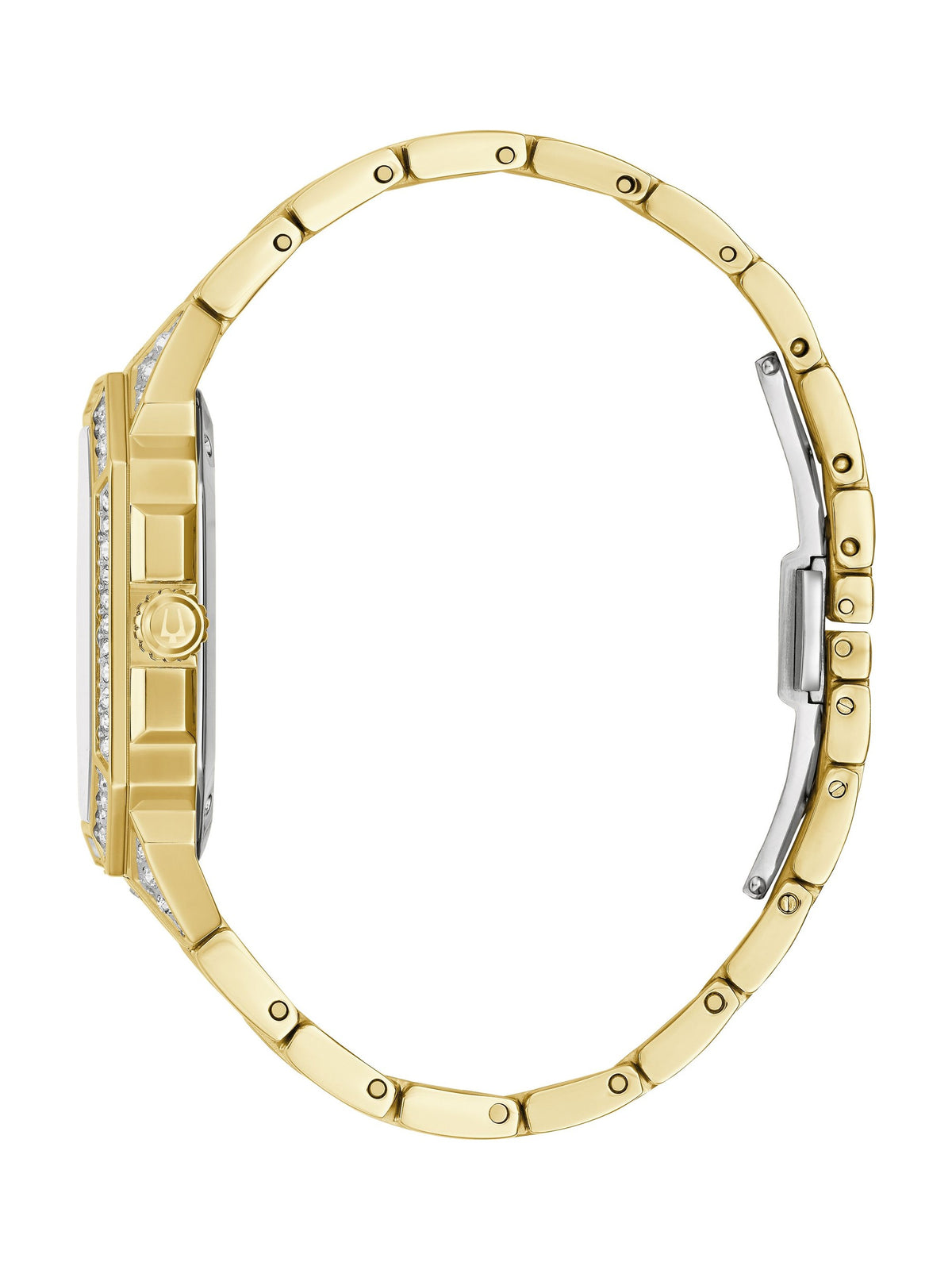 Bulova Octava Silver-White Men's Watch (98A295), side view