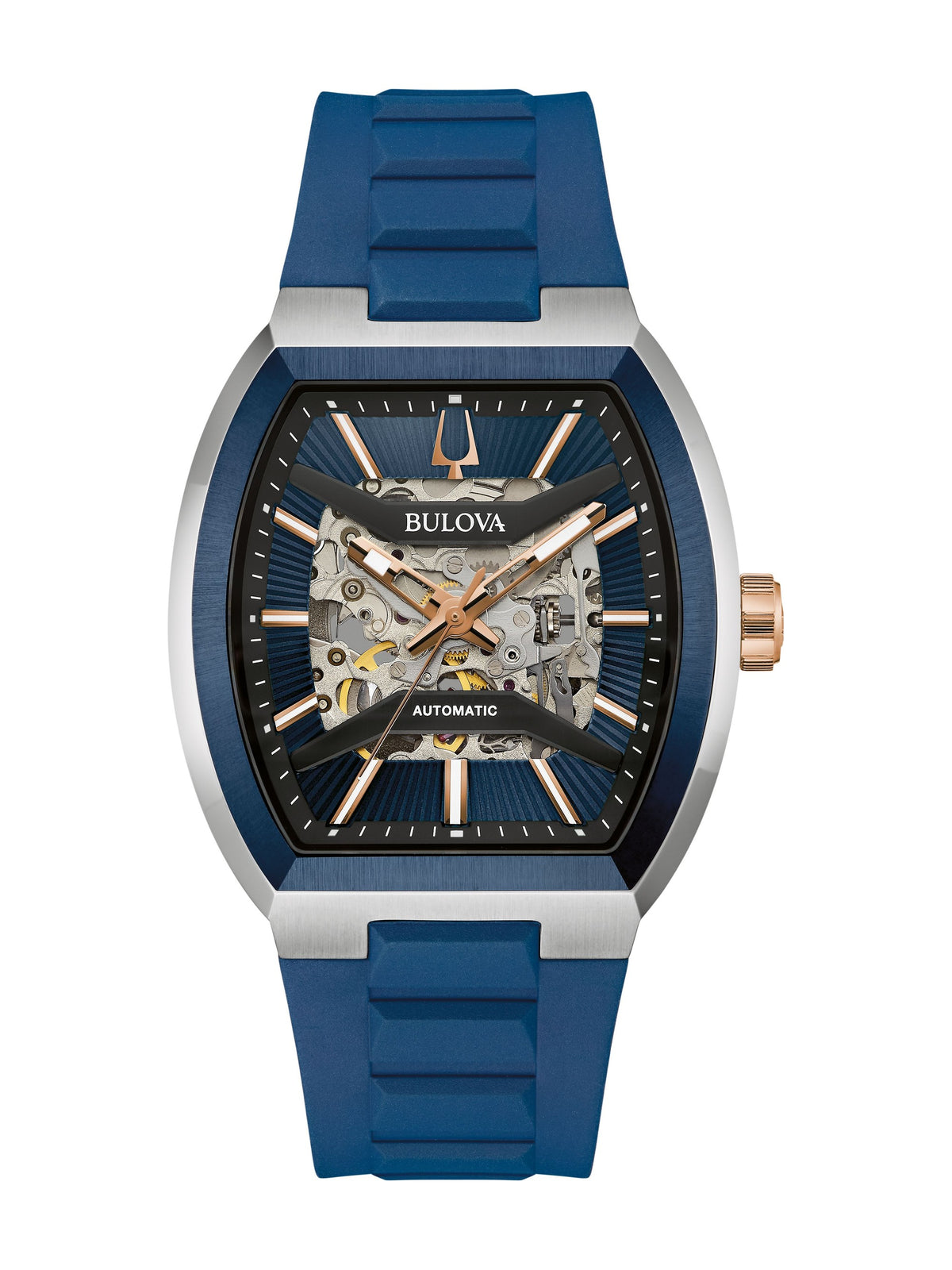 Bulova Maquina Blue Men's Watch (98A318)
