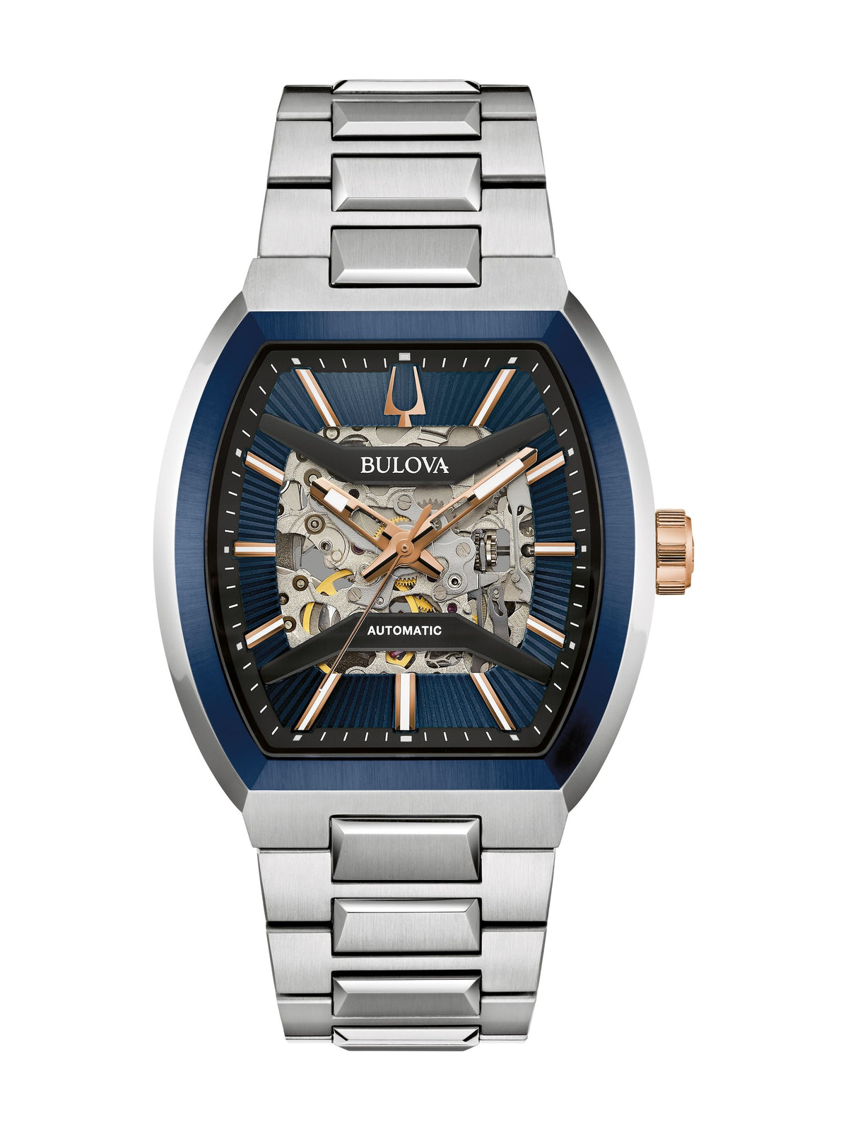 Bulova Maquina Blue Men's Watch (98A319)