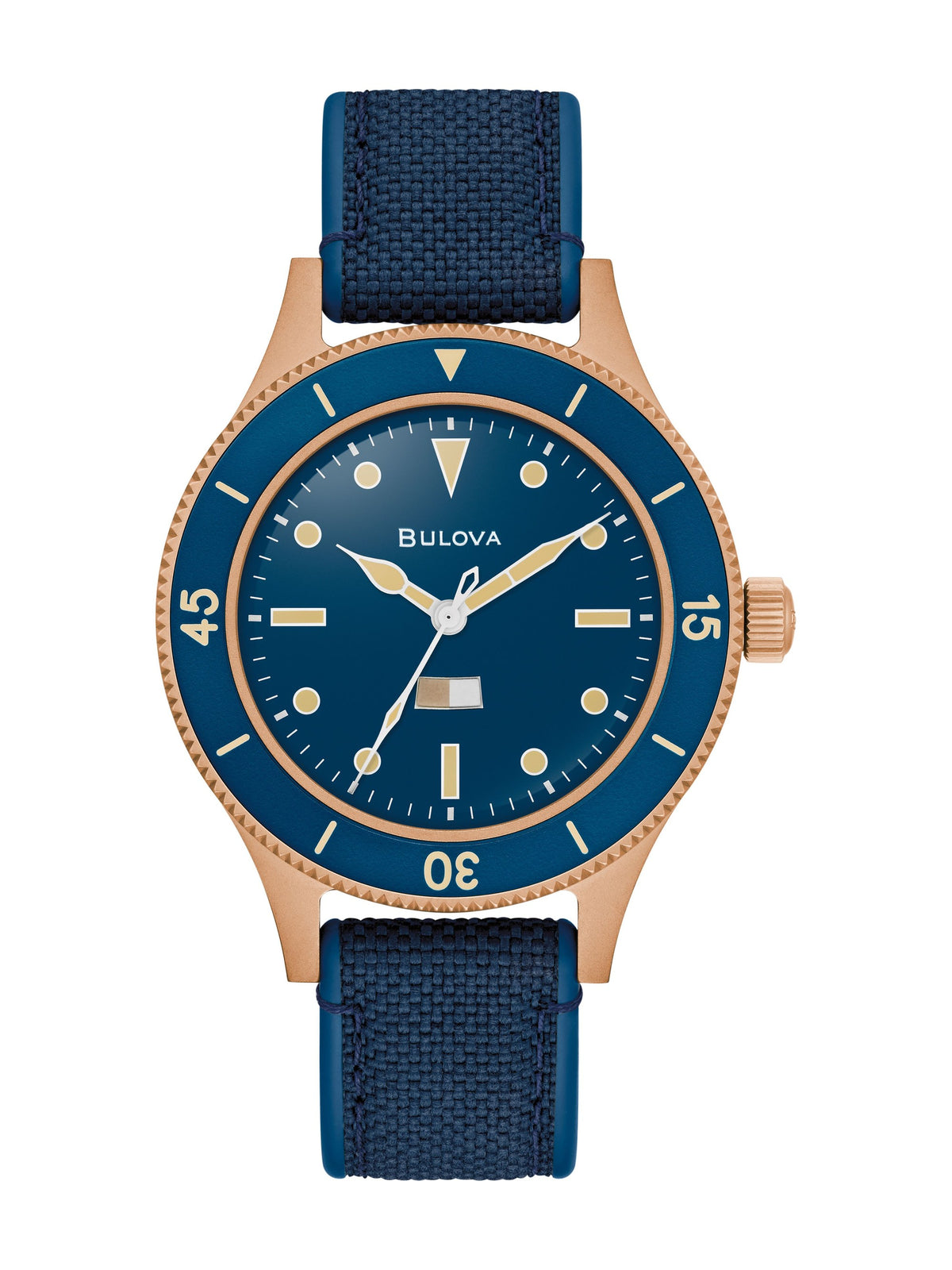 Bulova Milships Blue Men's Watch (98A325)