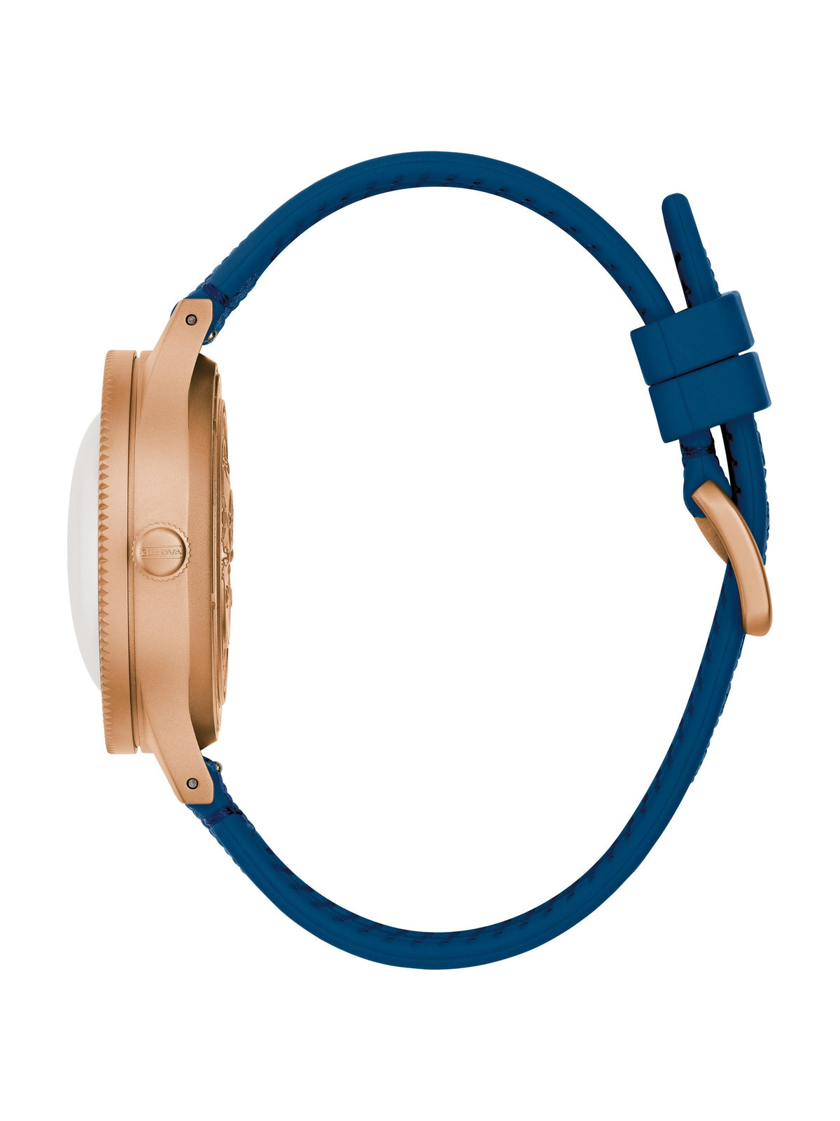 Bulova Milships Blue Men's Watch (98A325), side view