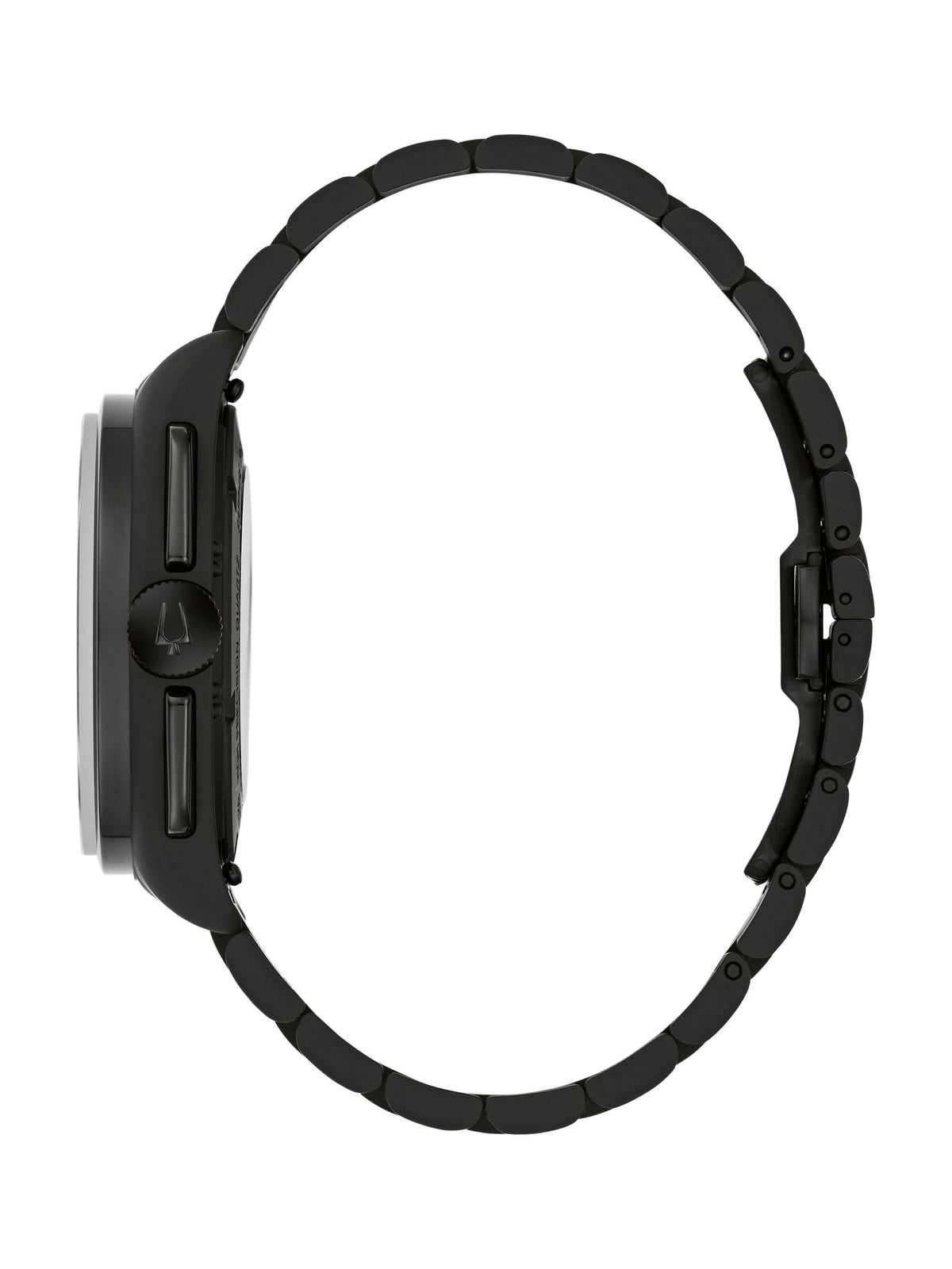 Bulova Lunar Pilot Black Men's Watch (98A335), side view