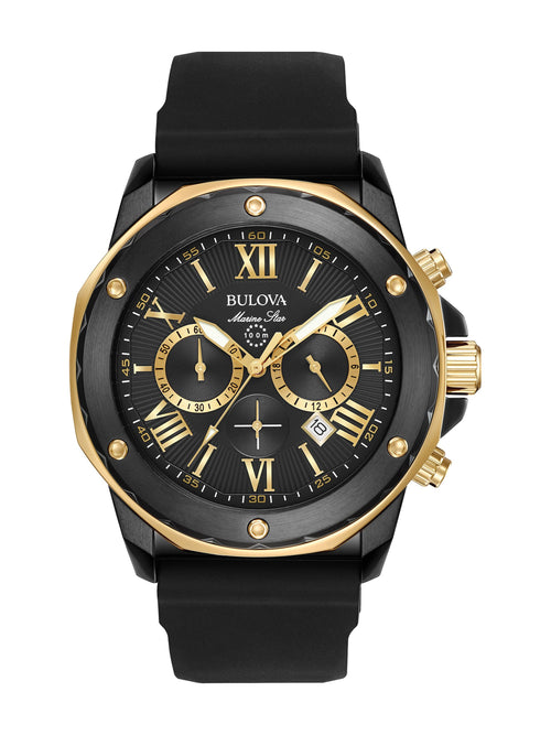 Bulova Marine Star Series A Black Men's Watch (98B278)
