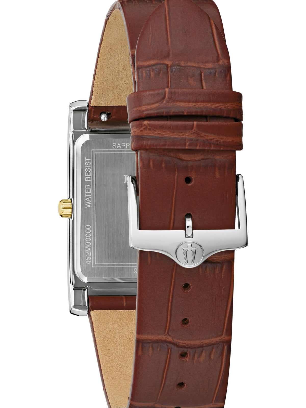Bulova Classic Silver-White Men's Watch (98B430), case back