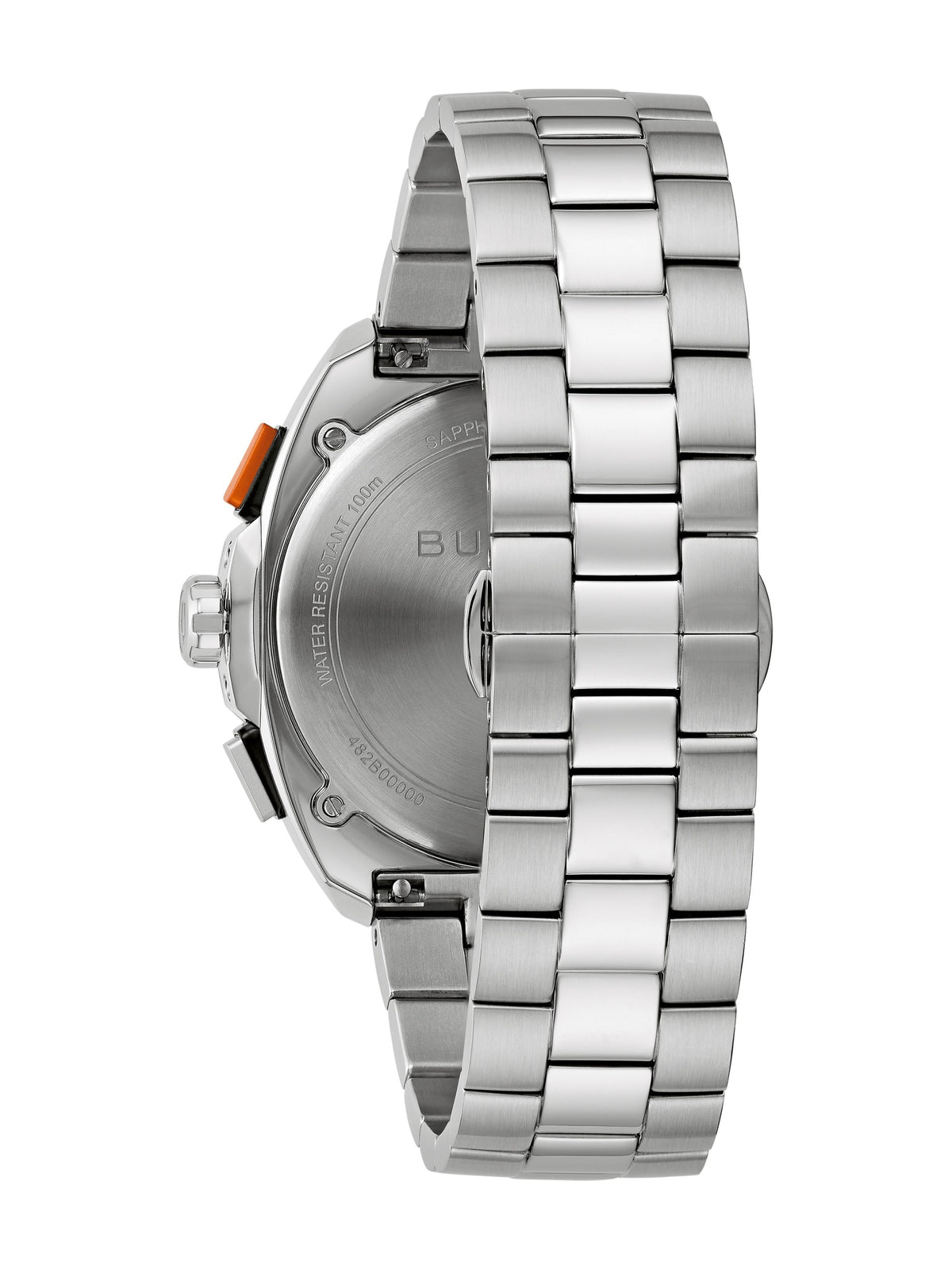 Bulova Racer Light Blue Men's Watch (98B432), case back