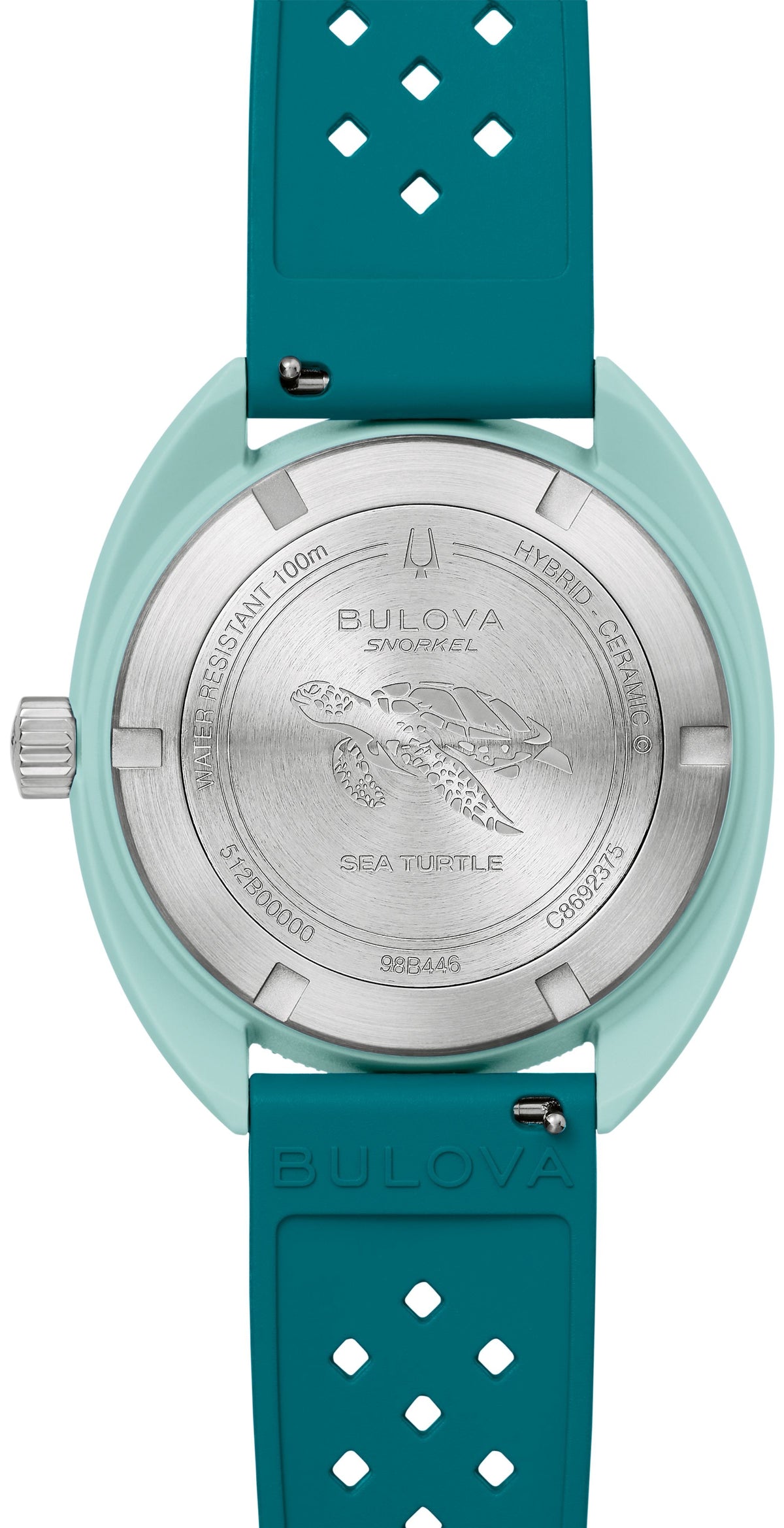 Bulova Snorkel Brown Men's Watch (98B446), case back