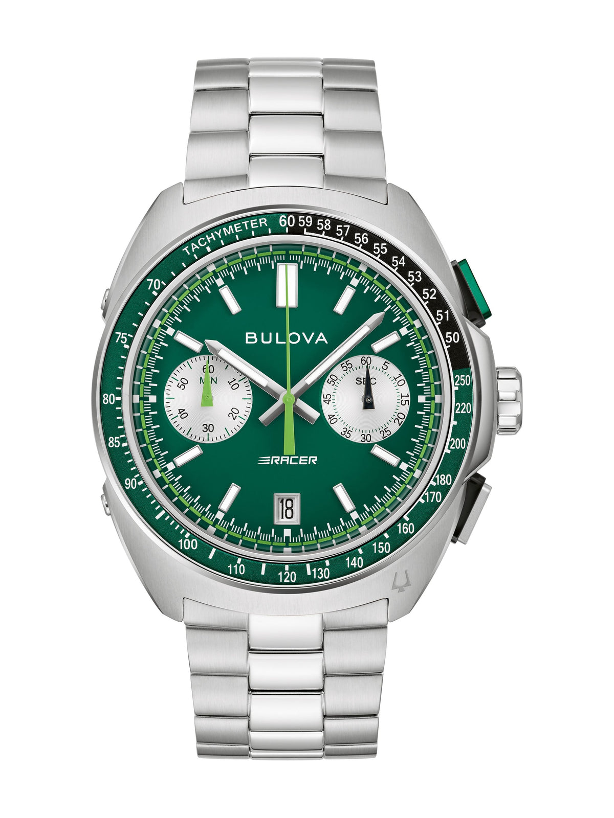 Bulova Racer Green Men's Watch (98B468)