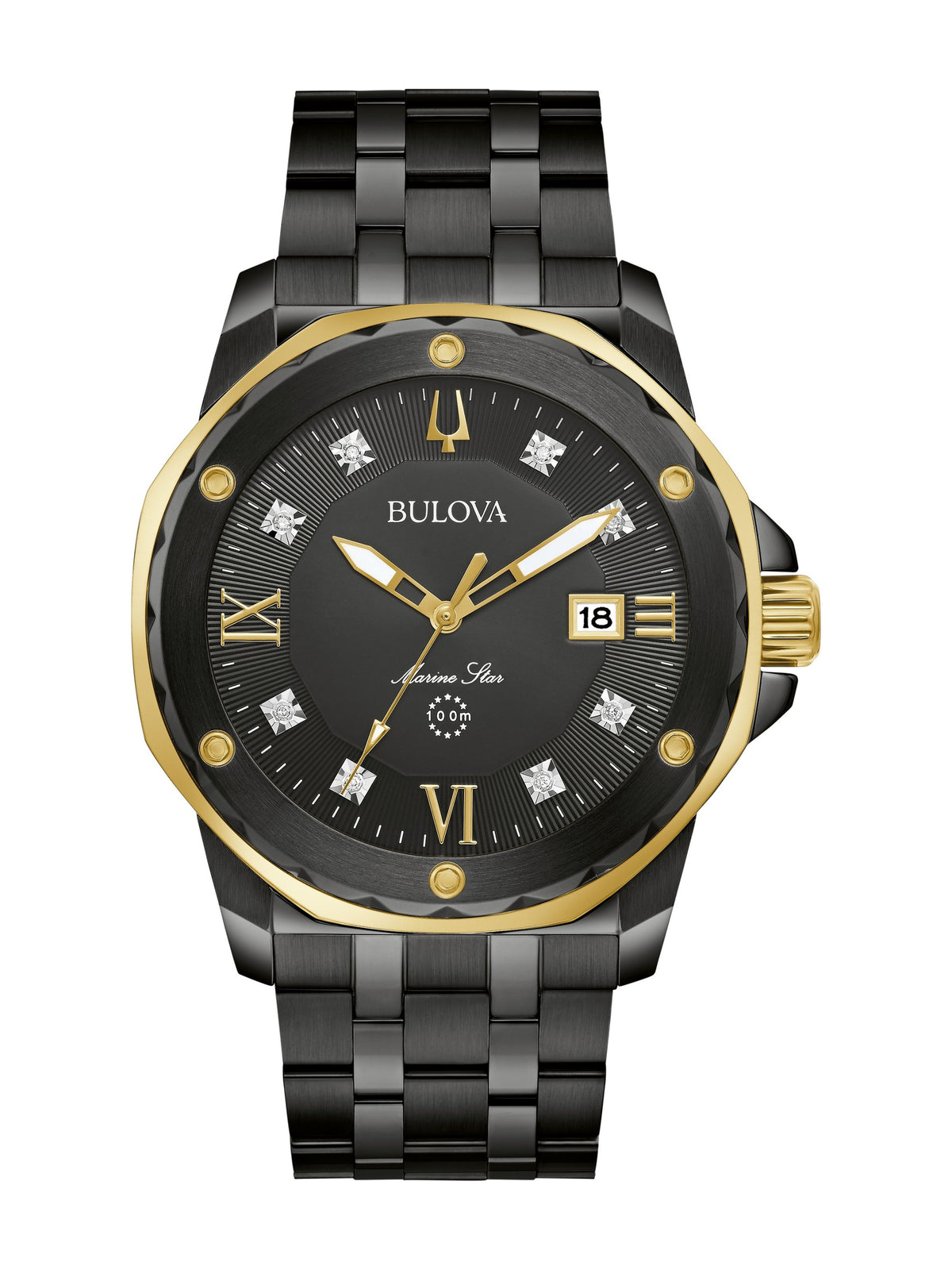 Bulova Marine Star Series A Black Men's Watch (98D176)