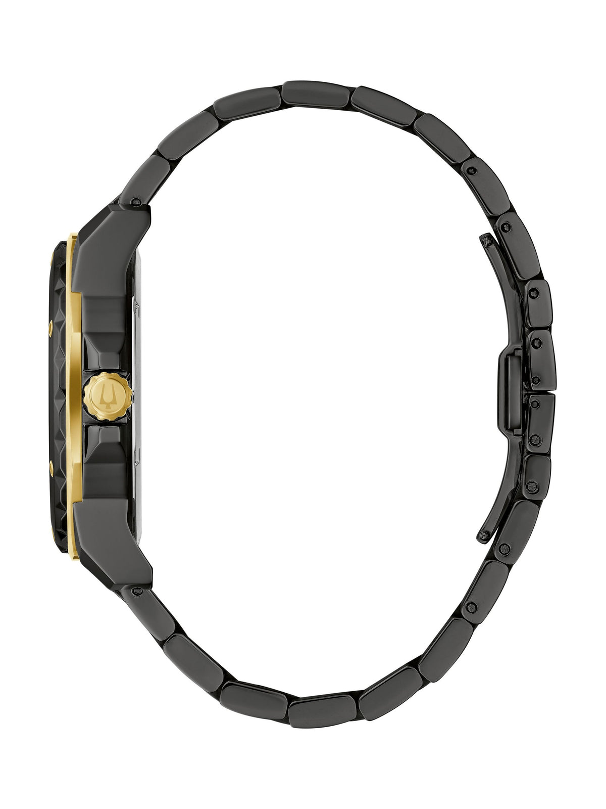 Bulova Marine Star Series A Black Men's Watch (98D176), side view