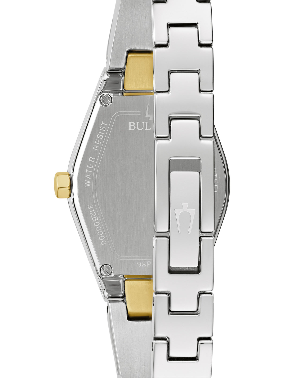 Bulova Gemini Blue Women's Watch (98P218), case back