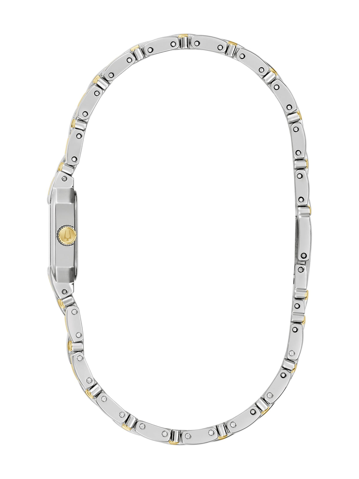 Bulova Goddess Of Time- Sophia Silver-White Women's Watch (98P237), side view