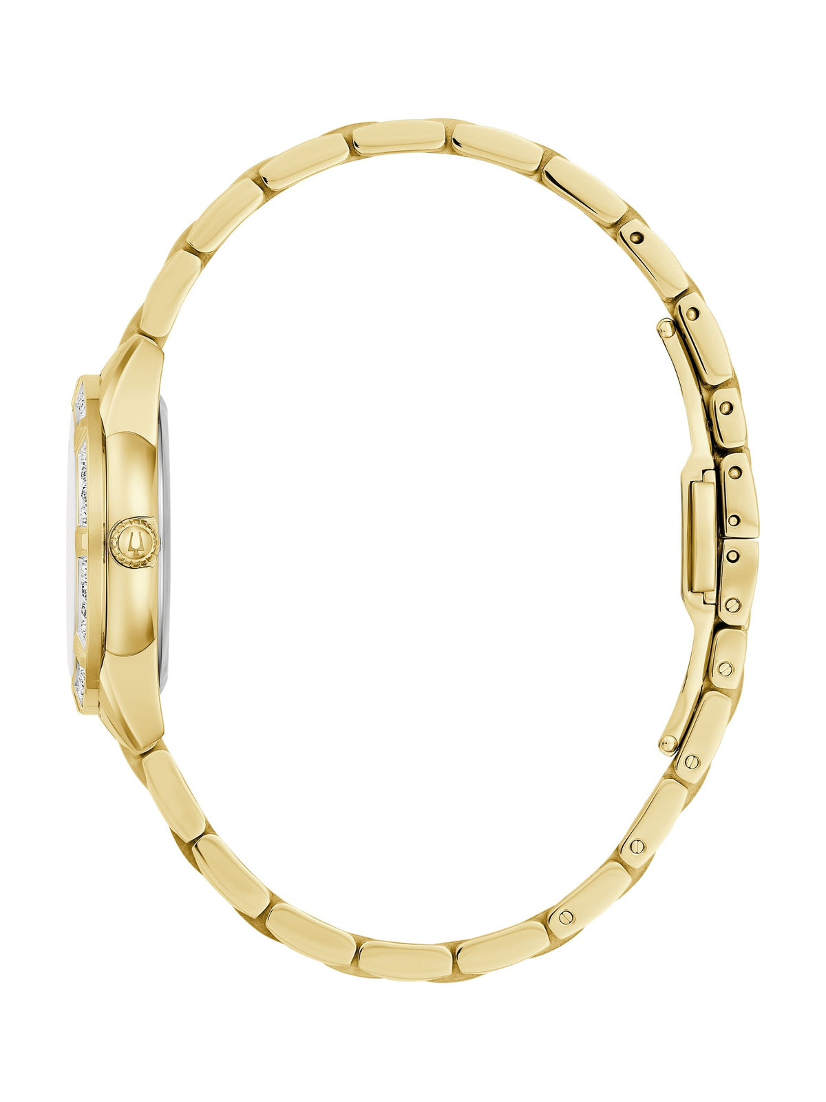 Bulova Sutton White Mother of Pearl Women's Watch (98R297), side view