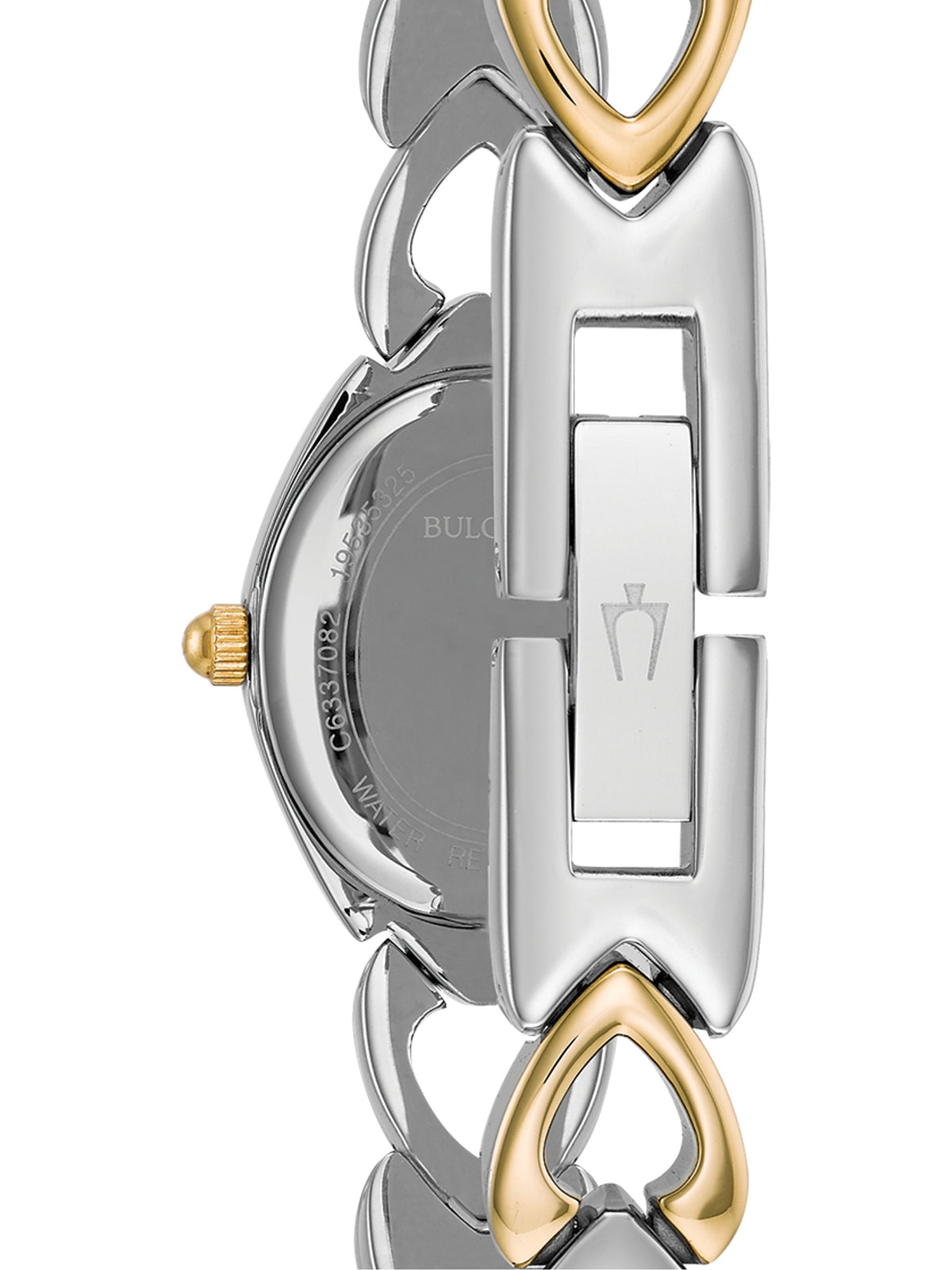 Bulova Classic White Women's Watch (98V02), case back