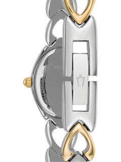 Bulova Classic White Women's Watch (98V02), case back