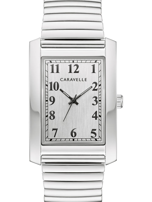 Caravelle Dress Silver-White Men's Watch (43A157)