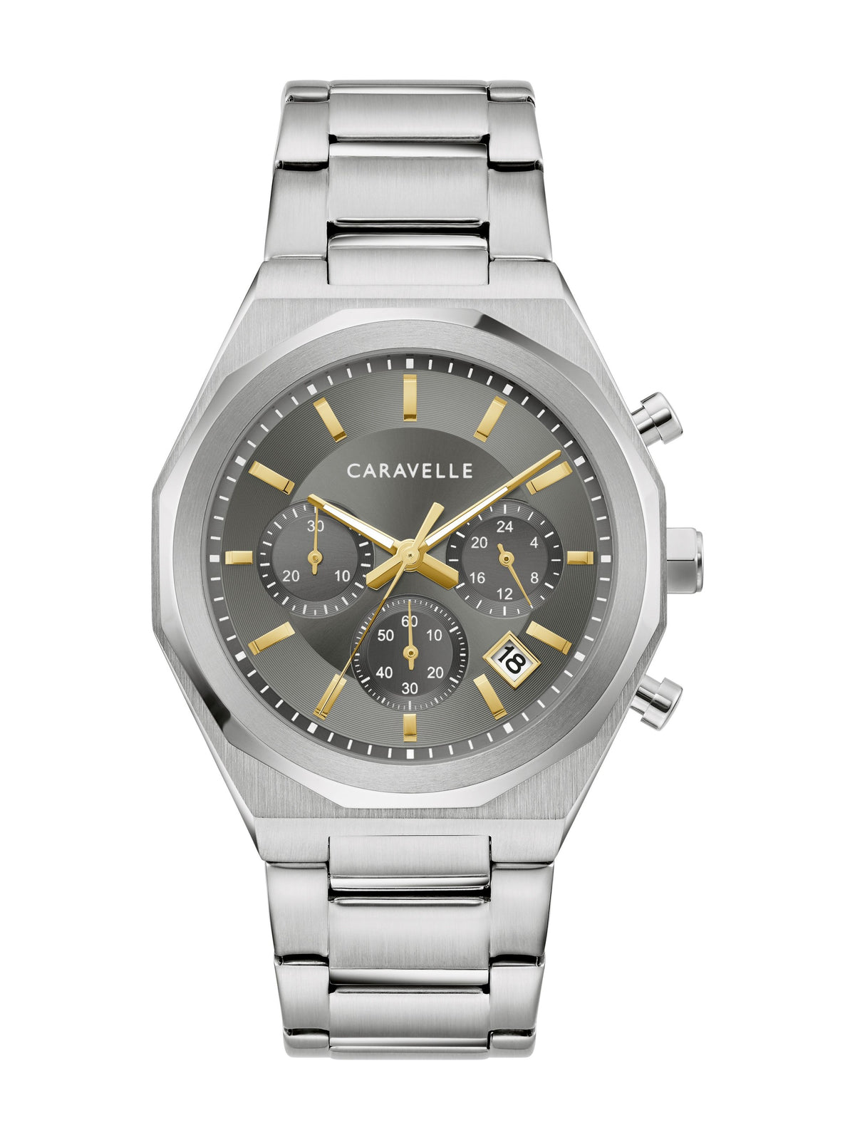Caravelle Dress Gray Men's Watch (43A158)