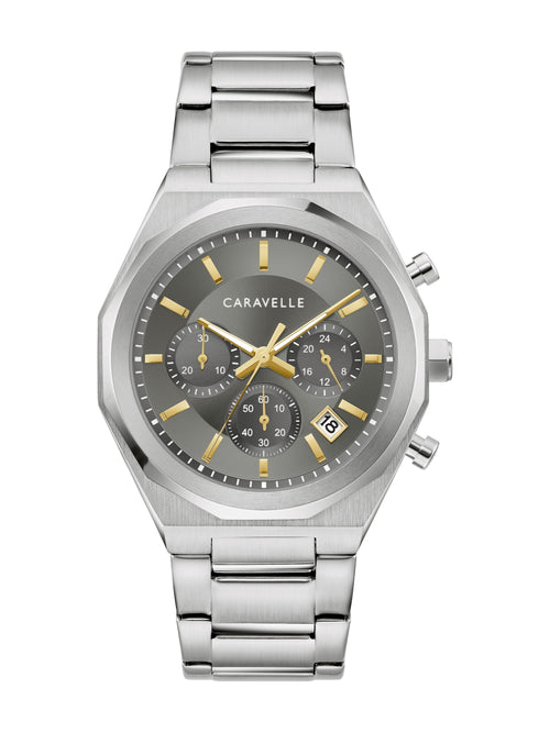 Caravelle Dress Gray Men's Watch (43A158)